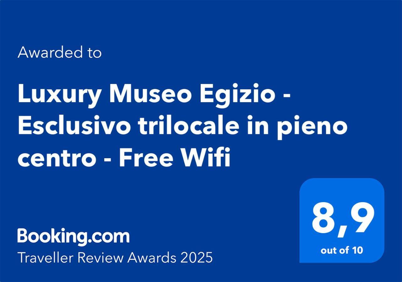 Ferienwohnung Luxury Museo Egizio - Esclusivo Trilocale In Pieno Centro - Free Wifi Turin Exterior foto